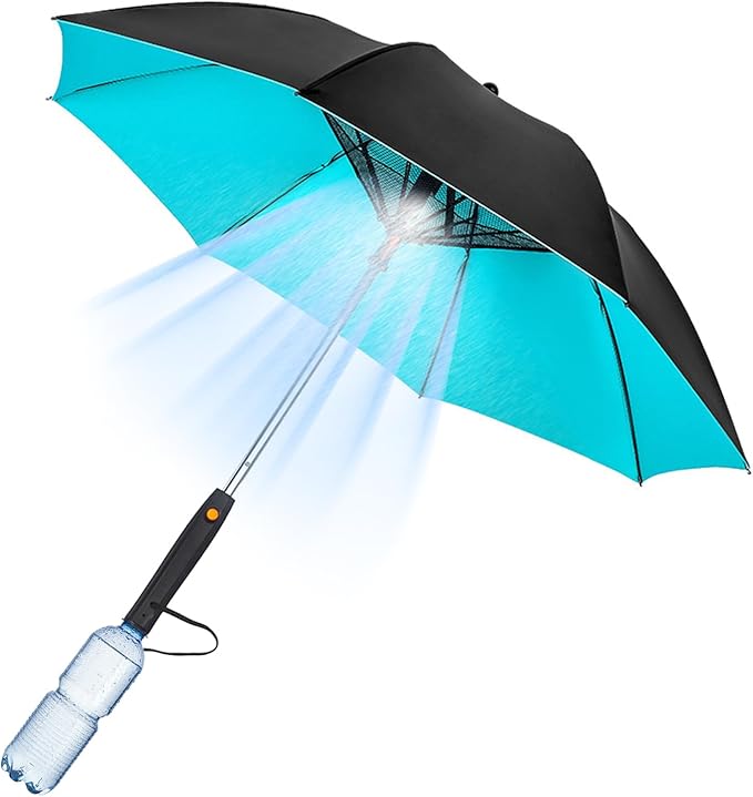 2 Umbrella with Fan and Mist